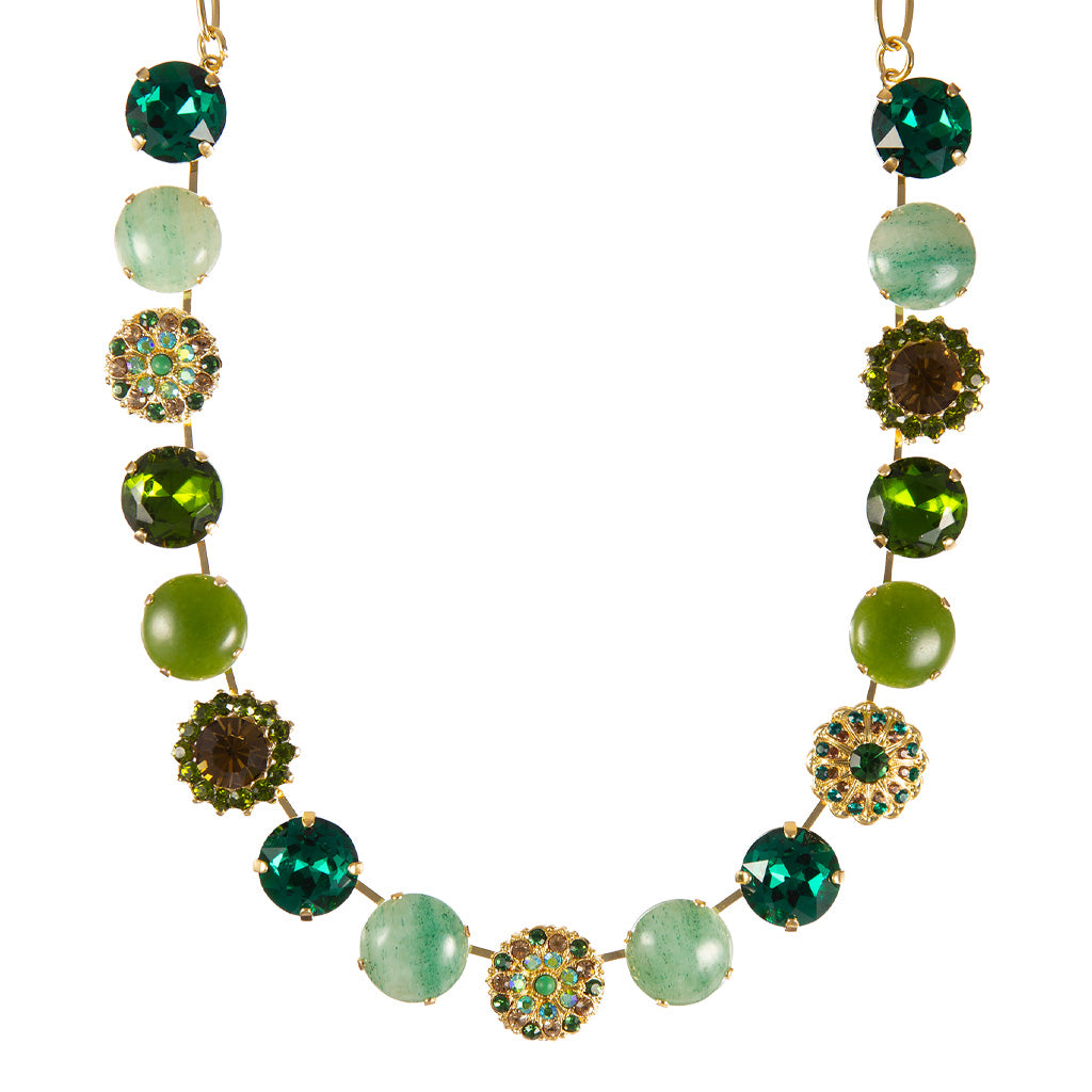 Extra Luxurious Blossom Necklace in "The Green Room" *Custom*
