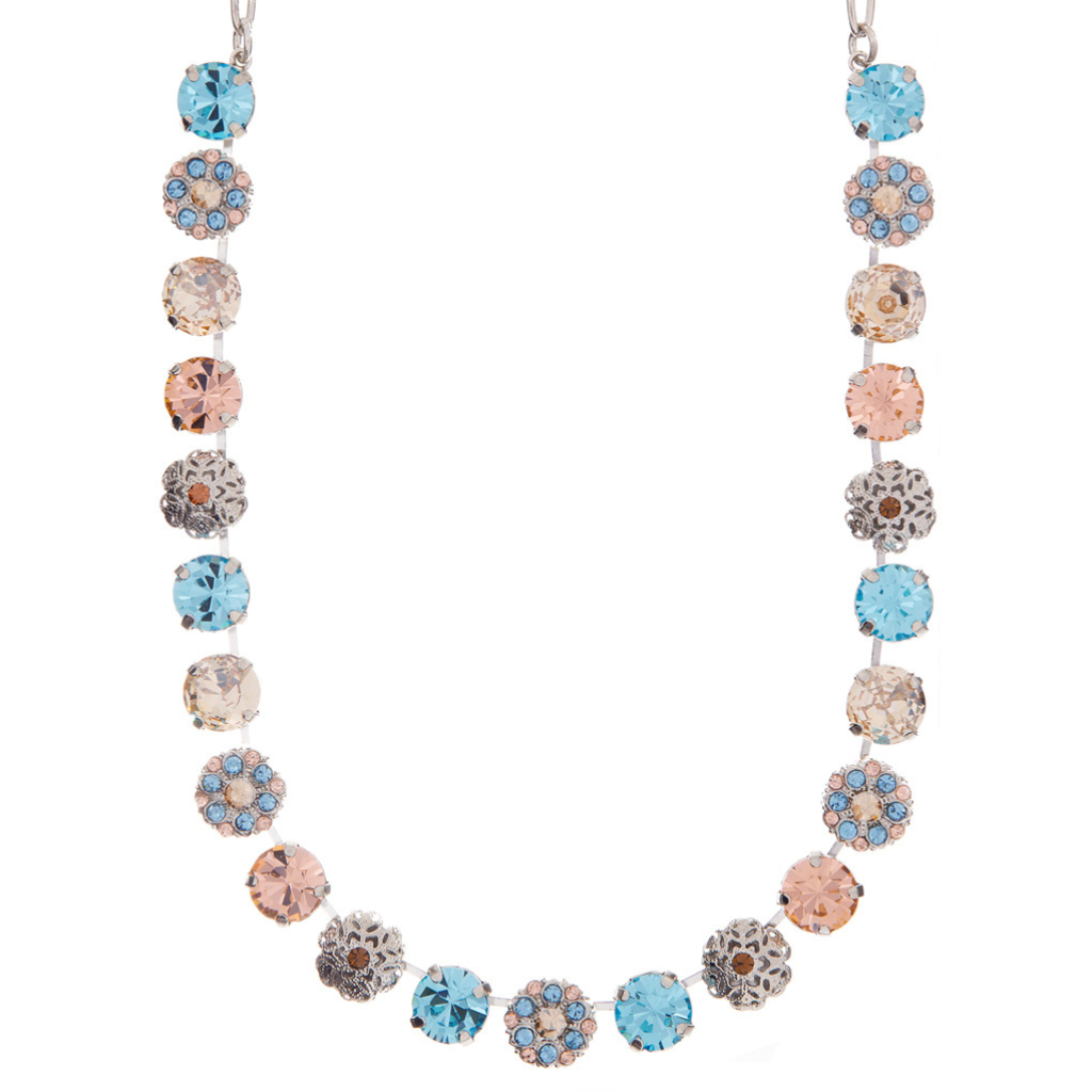 Large Embellished Necklace in "First Toast" *Custom*