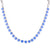 Medium Everyday Necklace in "Carolina Blue" - Rhodium