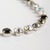 Medium Everyday Necklace in "Obsidian Shores" - Rhodium