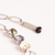 Medium Everyday Necklace in "Obsidian Shores" - Rhodium