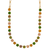 Medium Everyday Necklace in "Olive Garnish" - Yellow Gold