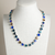 Medium Everyday Necklace in "Indigo Hour" - Rhodium
