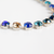 Medium Everyday Necklace in "Indigo Hour" - Rhodium