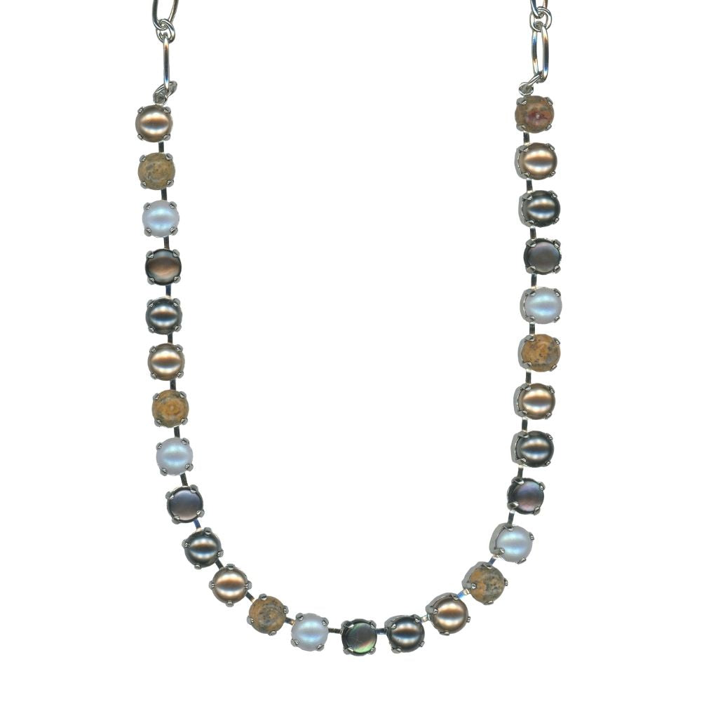 Medium Mineral Everyday Necklace in "Morning Mist" *Custom*