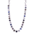 Medium Everyday Necklace "Nightfall" - Rhodium