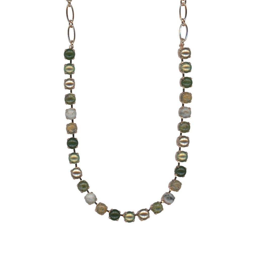 Medium Mineral Everyday Necklace in "Evergreen" *Custom*