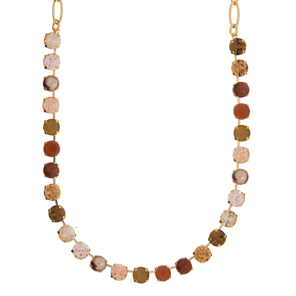 Medium Everyday Necklace in "Amaretto" - Yellow Gold
