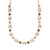 Medium Emerald and Round Necklace in "Champagne Kisses" *Custom*