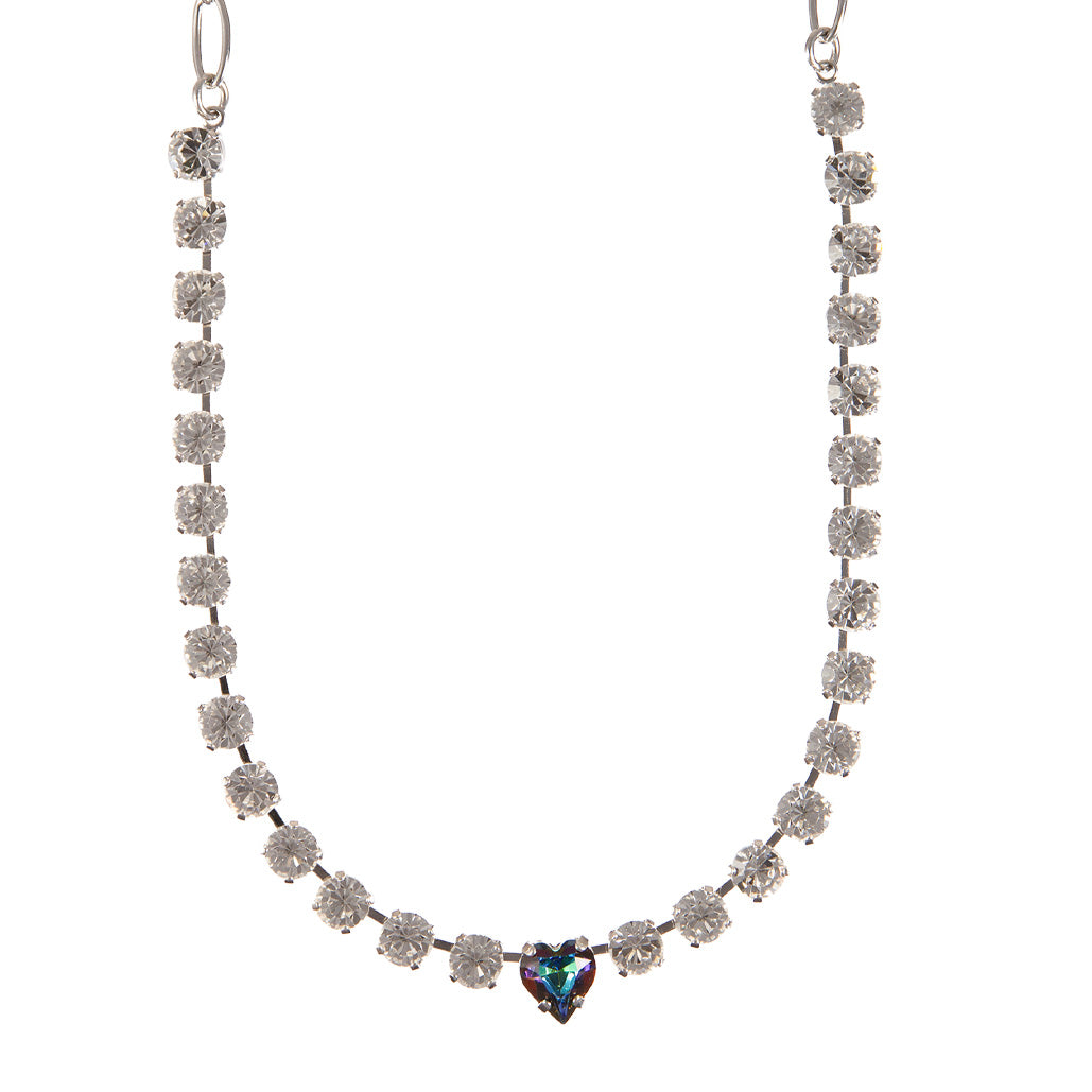 Center Heart Necklace in "Vitral Medium" *Custom*