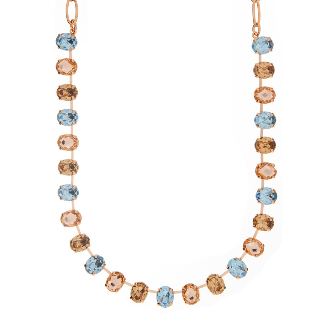 Medium Oval Everyday Necklace in "First Toast" *Custom*