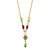 Marquise Flower Pendant in "Holly" - Yellow Gold