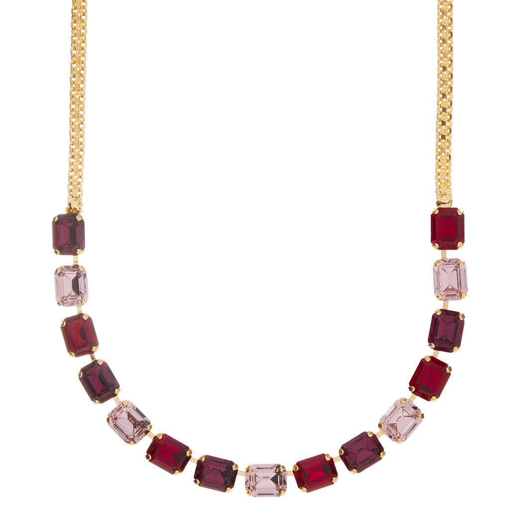 Petite Emerald Everyday Necklace in "Cranberry Crush" *Custom*