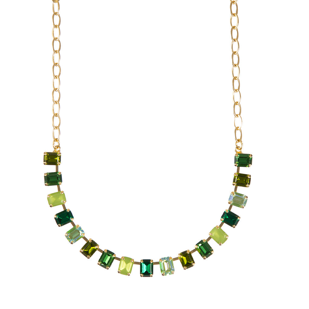 Petite Emerald Everyday Chain Necklace in "The Green Room" *Custom*