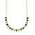 Petite Emerald Everyday Chain Necklace in "The Green Room" *Custom*