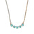 Medium Five Stone Necklace in "Sun-Kissed Aqua" *Custom*