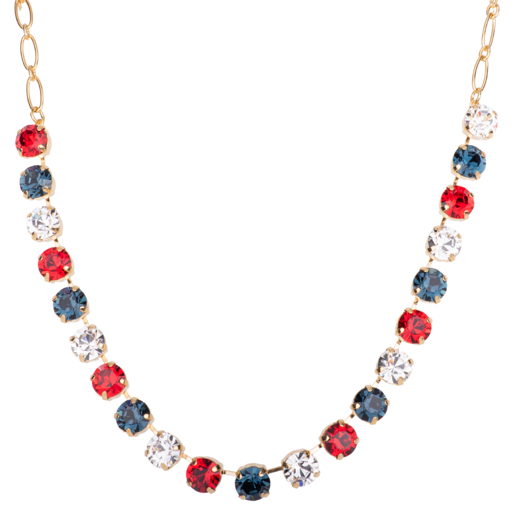 Large Round Necklace in "Americana" *Custom*