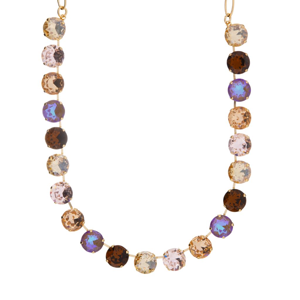 Large Round Necklace in "Amaretto" *Custom*
