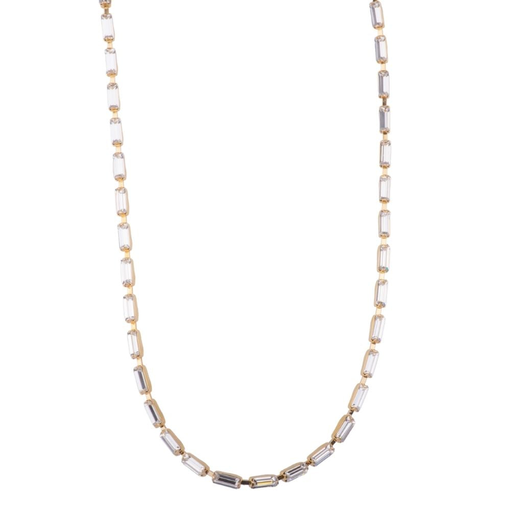 Petite Baguette Necklace in "On a Clear Day" *Custom*