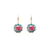 Medium Flower Earrings in "Coral Cove" *Custom*