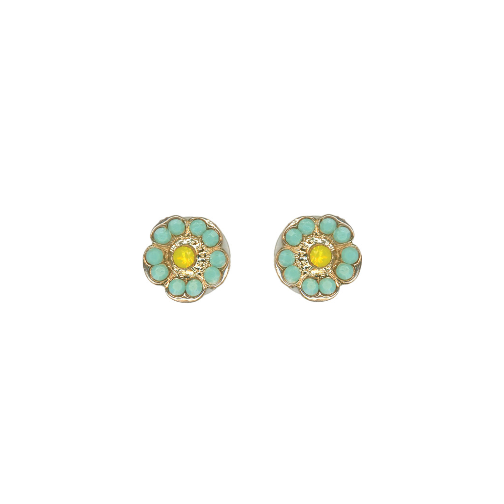 Large Cosmos Post Earrings in "Vineyard Veranda" *Custom*