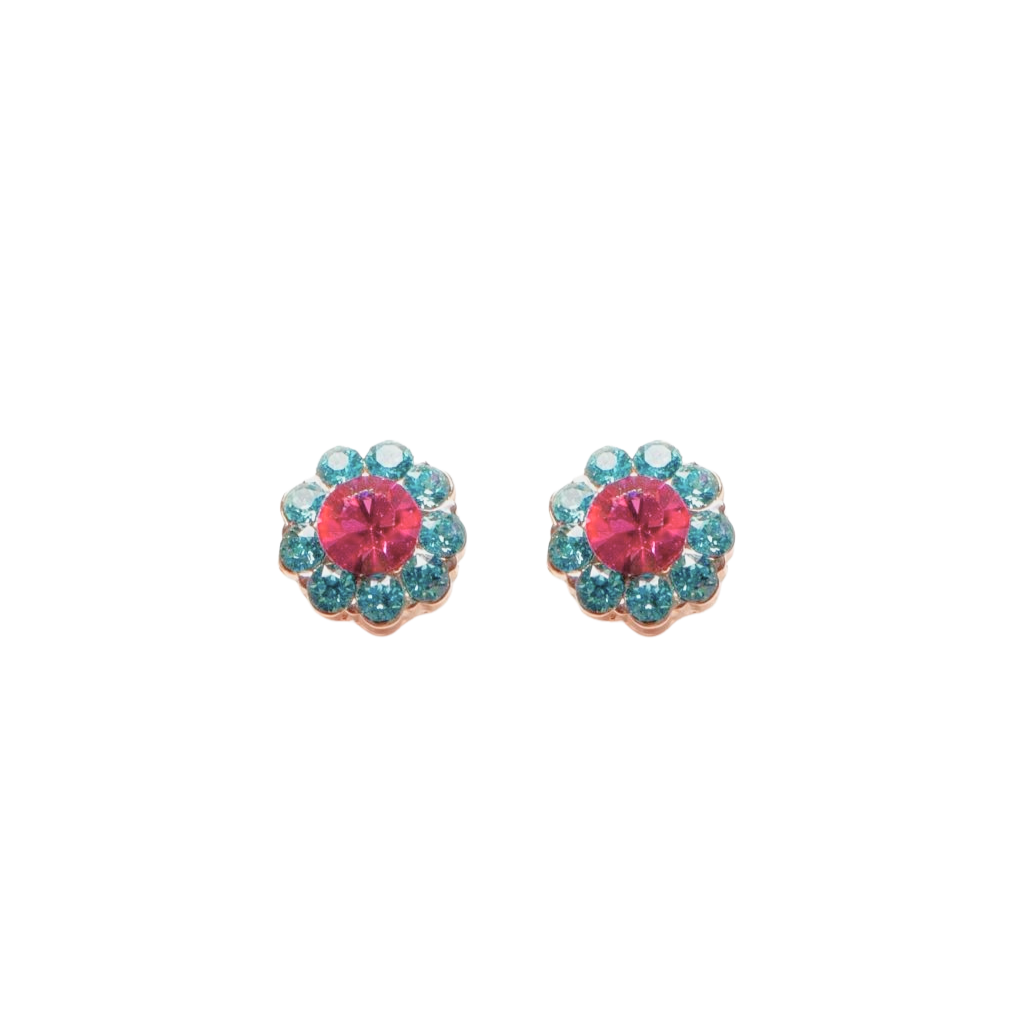 Medium Flower Earrings in "Coral Cove" *Custom*
