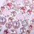 Petite Ornate Pendant in "Flamingo" - Rhodium