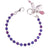 Petite Everyday Bracelet in "Sunkissed Plum" - Rhodium