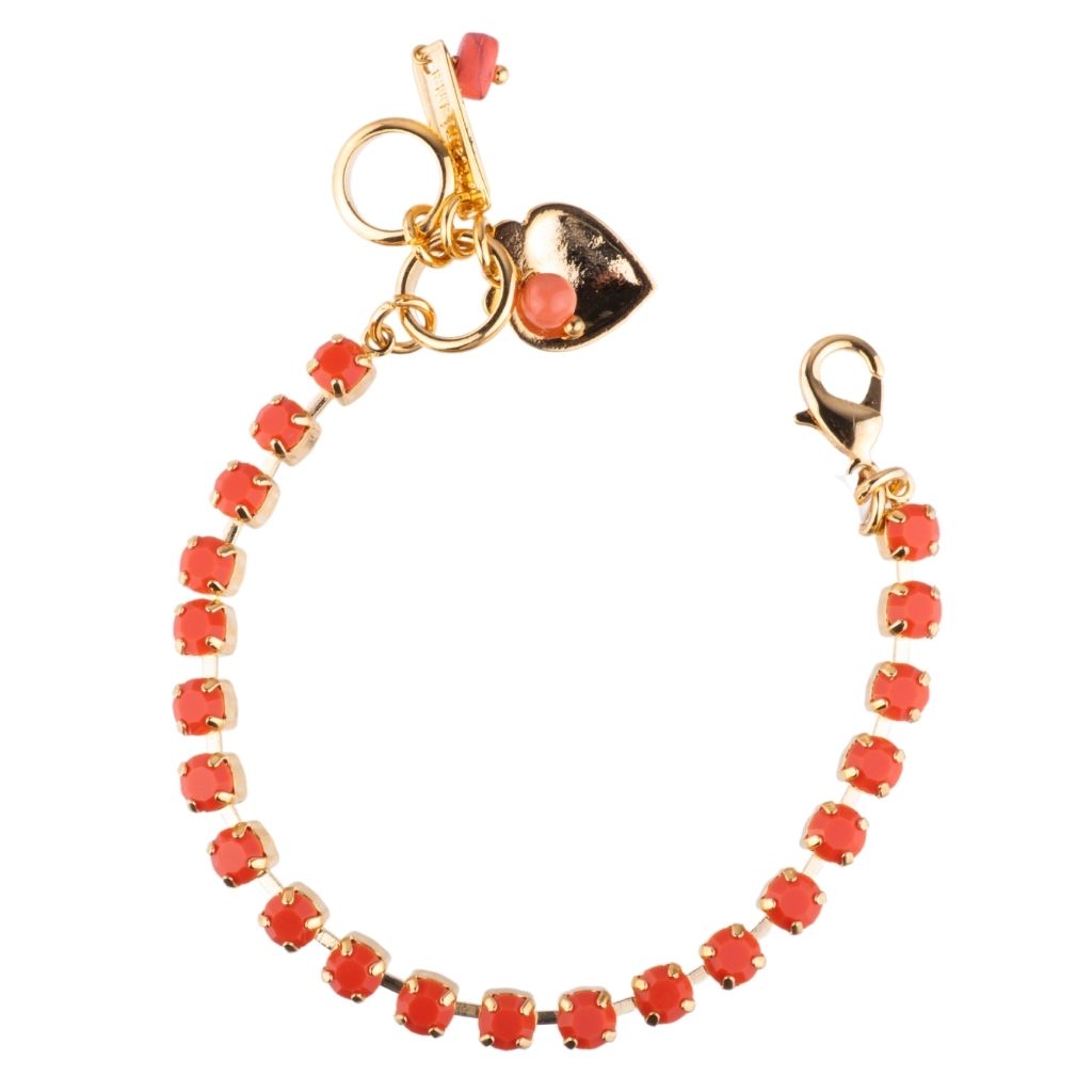 Petite Everyday Bracelet in "Coral" *Custom*