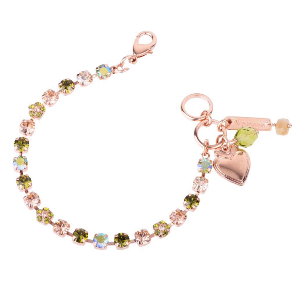 Small Flower Bracelet in "Olive Garnish" *Custom*