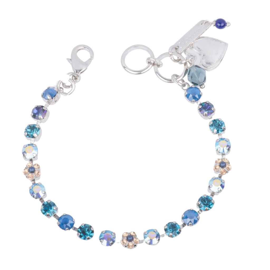 Petite Flower Bracelet in "Indigo Hour" *Custom*