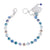 Petite Flower Bracelet in "Indigo Hour" *Custom*