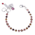 Petite Flower Bracelet in "Velvet Encore" *Custom*