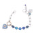 Oval and Heart Bracelet in "Indigo Hour" *Custom*