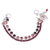 Small Everyday Crystal Bead Bracelet in "Velvet Encore" *Custom*
