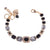 Large Emerald Embellished Bracelet in "Tuxedo" *Custom*