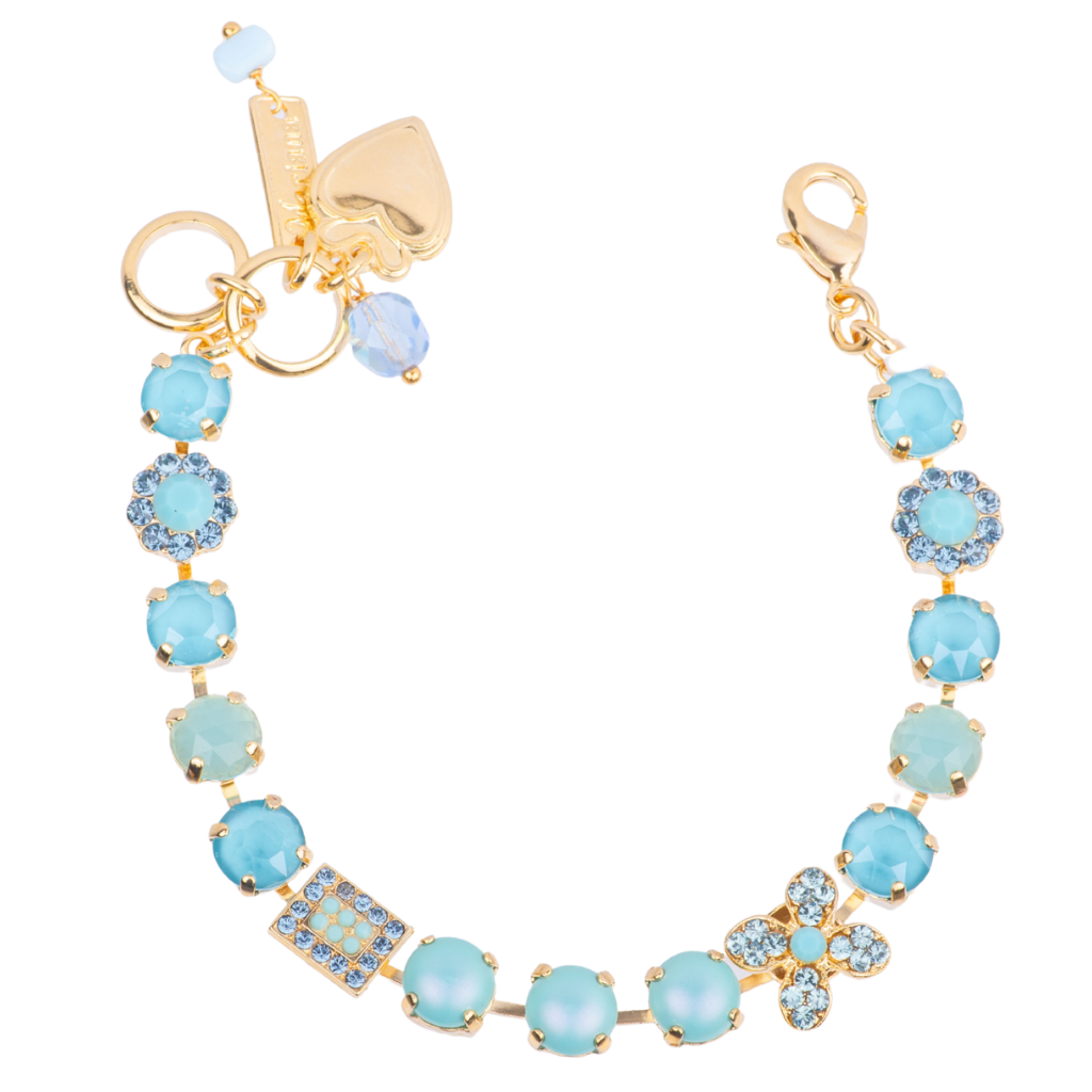 Medium Bloom Bracelet in "Crystal Blue" *Custom*