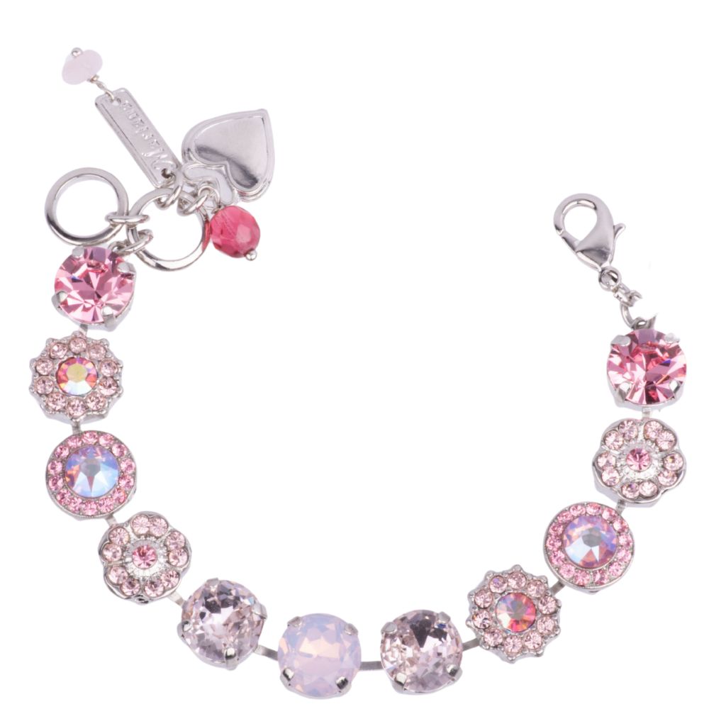 Large Rosette Bracelet in "Flamingo" *Custom*