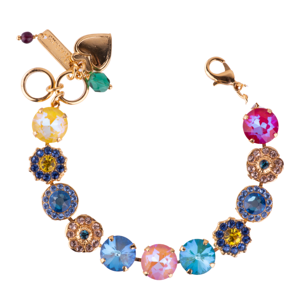 Large Rosette Rivoli Bracelet in "Candy" *Custom*