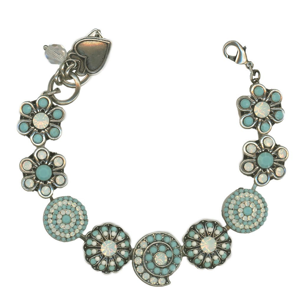 Extra Luxurious Shell and Flower Bracelet in "Aegean Coast" *Custom*