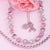 Guardian Angel Earrings in "Light Pink" - Rhodium