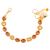 Oval Element Bracelet in "Topaz Jonquil" - Yellow Gold