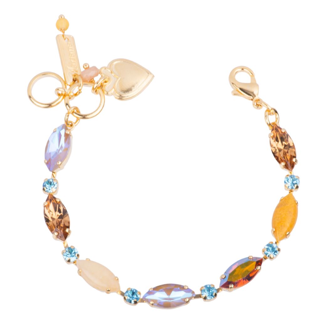 Marquise and Round Bracelet in "Bourbon & Brass" *Custom*
