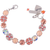 Pave Elemental Bracelet in "Sunset Drive-In" - Rhodium