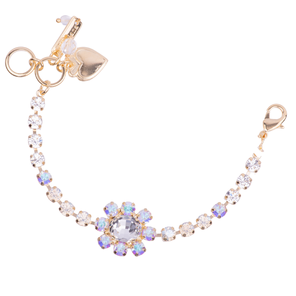 Small Bracelet with Large Oval Halo in "Winds of Change" *Custom*