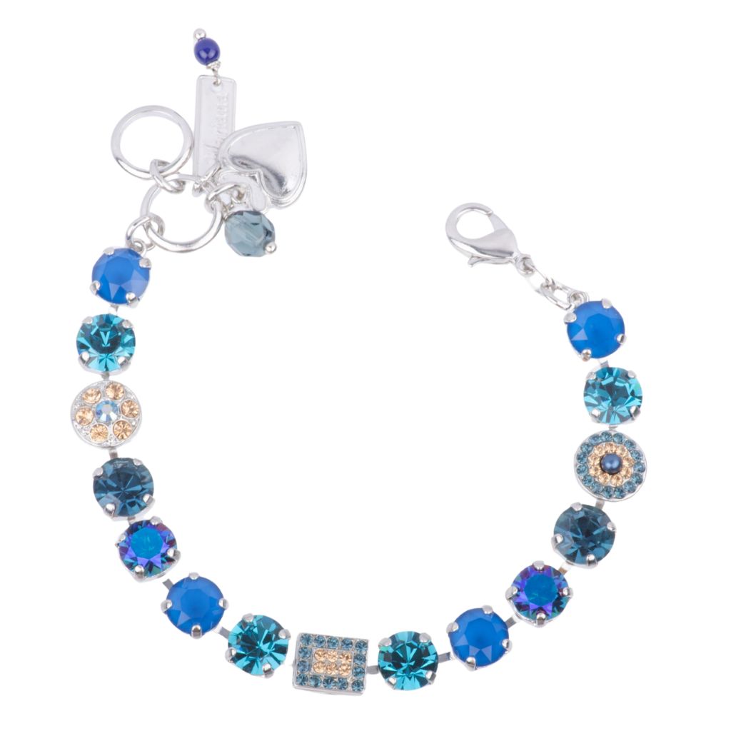 Medium Cluster and Pavé Bracelet in "Indigo Hour" *Custom*