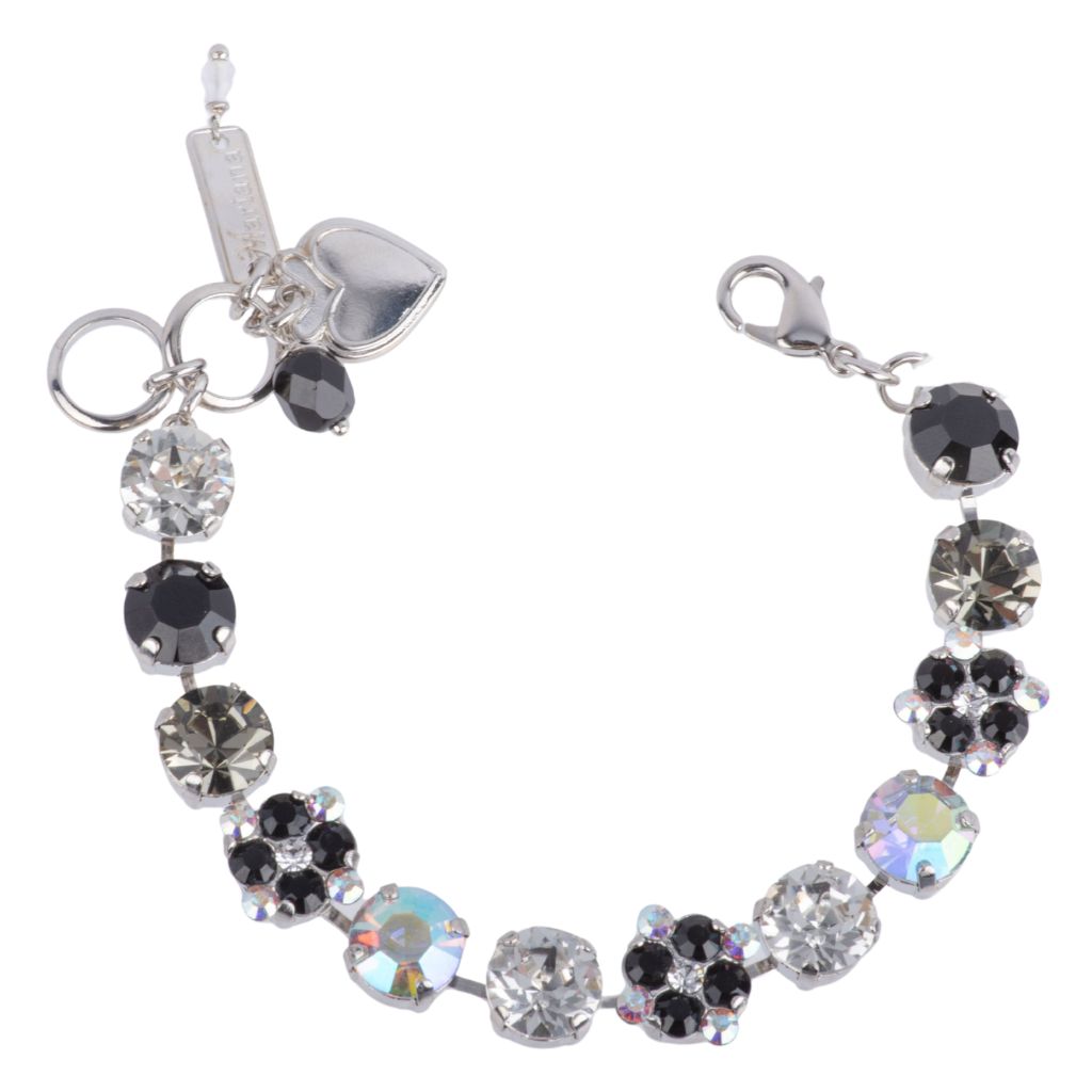 Large Pansy Element Bracelet in "Obsidian Shores" *Custom*