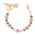 Medium Blossom Bracelet in "Pearl Compact" - Yellow Gold