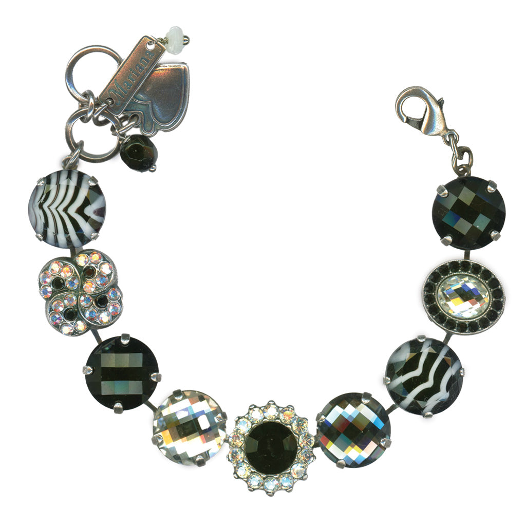 Extra Luxurious Cluster Bracelet in "Obsidian Shores" *Custom*