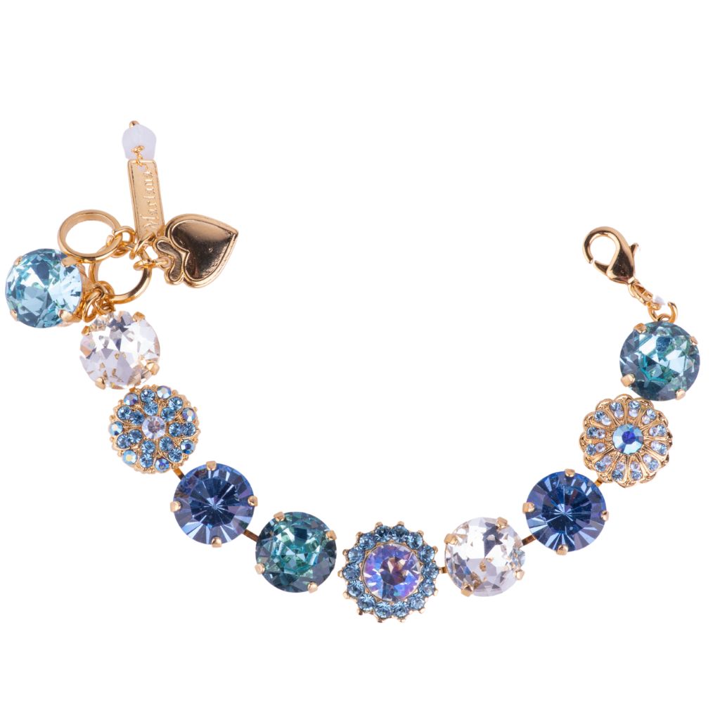 Extra Luxurious Cluster Bracelet in "Bay Blue" *Custom*